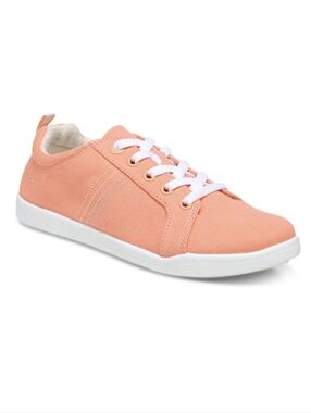 Vionic Stinson Women's Casual Canvas Sneakers Orange Papaya Size 11